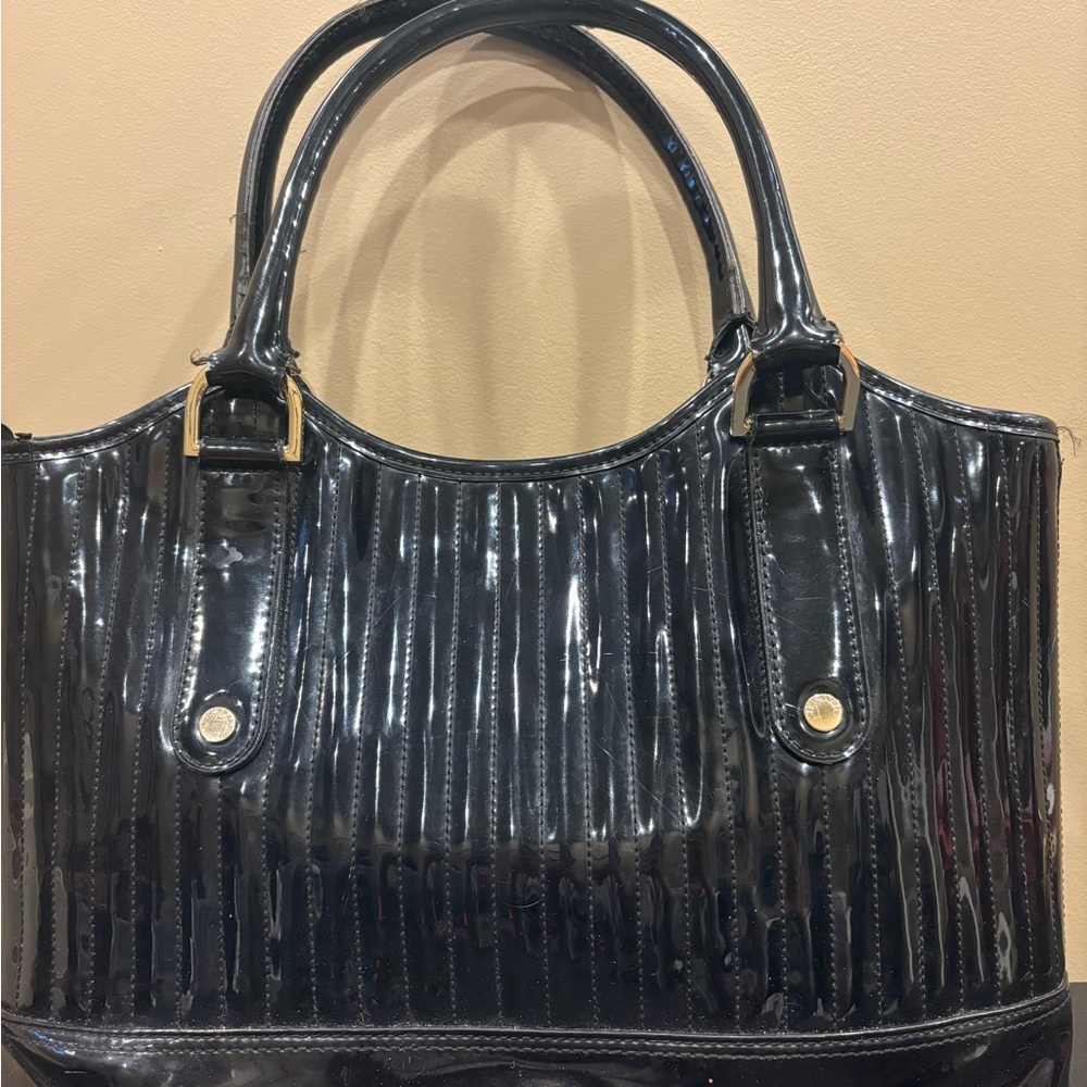 Ted Baker Glossy Black Shoulder Bag/Tote - Picture 2 of 9